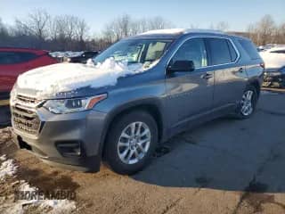 2021 Chevrolet Traverse LS with VIN 1GNEVFKWXMJ104532, listed as a Copart auction lot 89183405 with 36,819 mi miles and Salvage title. Bid and sale history available at DreamBid. Image 1.