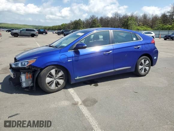 2019 Hyundai Ioniq Limited with VIN KMHC75LD9KU162771, listed as a Copart auction lot 55827904 with 41,149 mi miles and . Bid and sale history available at DreamBid. Image 1.