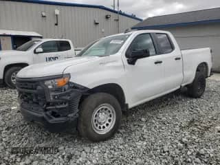 2024 Chevrolet Silverado 1500 Work Truck with VIN 1GCRAAEK5RZ354271, listed as a Copart auction lot 85486405 with 16,662 mi miles and Salvage title. Bid and sale history available at DreamBid. Image 1.