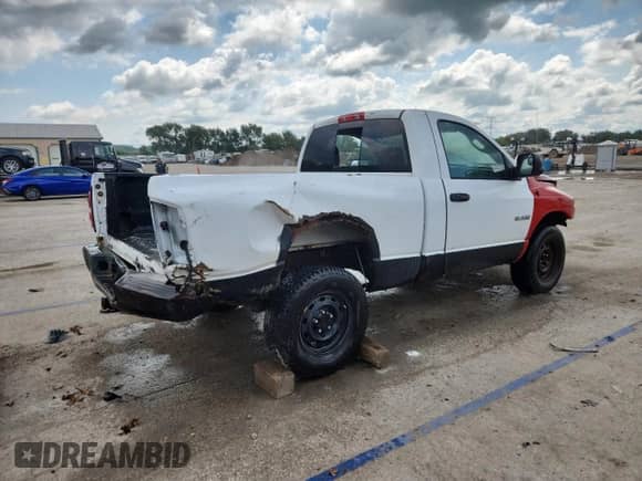 2008 Dodge 1500 ST с VIN 1D7HU16N88J190187, выставлен на аукционе Copart как лот 69303915 с пробегом 198 824 миль миль и Списание • Salvage title. История ставок и продаж доступна на DreamBid. Изображение 3.