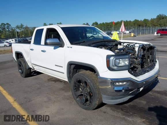 2017 GMC Sierra 1500 SLT z VIN 1GTV2NEJ3HZ146009, wystawiony jako IAAI lot #43461744 z przebiegiem 116 212 mil mil oraz . Historia ofert i sprzedaży dostępna na DreamBid. Obrazek 1.