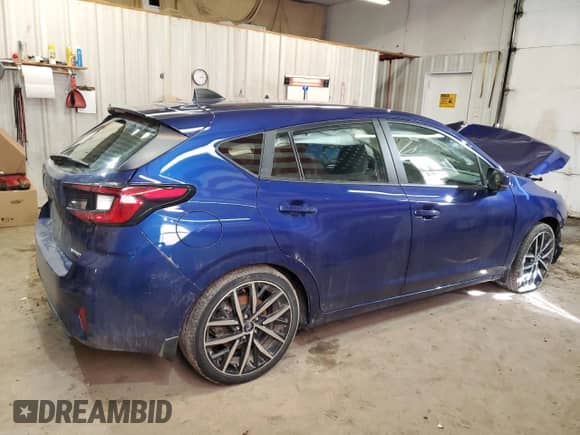 2024 Subaru Impreza Special Sports with VIN JF1GUAFC5R8263874, listed as a Copart auction lot 50906845 with 35,207 mi miles and Salvage title. Bid and sale history available at DreamBid. Image 3.