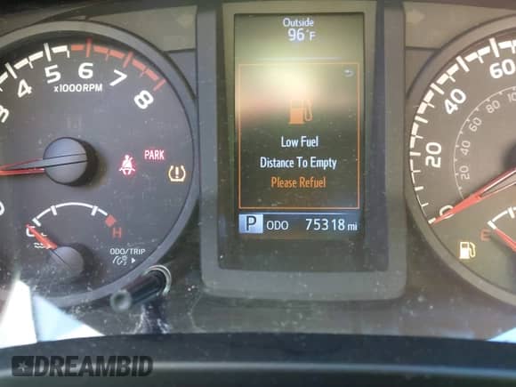 2019 Toyota Tacoma SR with VIN 5TFRX5GN3KX159509, listed as a IAAI auction lot 43389927 with 75,318 mi miles and . Bid and sale history available at DreamBid. Image 7.