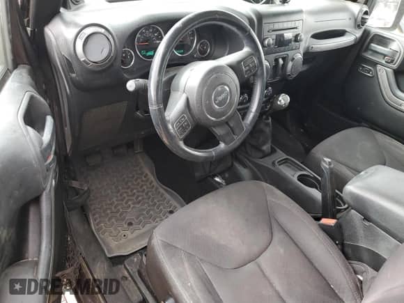 2013 Jeep Wrangler Sport with VIN 1C4AJWAG8DL679343, listed as a Copart auction lot 80122745 with 125,328 mi miles and Salvage title. Bid and sale history available at DreamBid. Image 8.