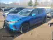 2020 Chevrolet Blazer RS z VIN 3GNKBKRS1LS708152, wystawiony jako Copart lot #82284184 z przebiegiem 69 077 mil mil oraz Szkoda całkowita • Salvage title. Historia ofert i sprzedaży dostępna na DreamBid. Obrazek 1.