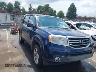 2014 Honda Pilot EX-L with VIN 5FNYF4H78EB021617, listed as a IAAI auction lot 43011573 with 205,499 mi miles and . Bid and sale history available at DreamBid. Image 1.