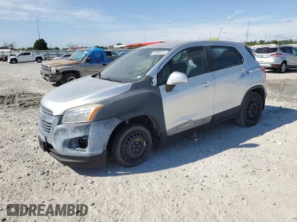 2016 Chevrolet Trax LS с VIN KL7CJKSB3GB760262, выставлен на аукционе Copart как лот 82306125 с пробегом 111 047 миль миль и Чистый • Clean title. История ставок и продаж доступна на DreamBid. Изображение 1.