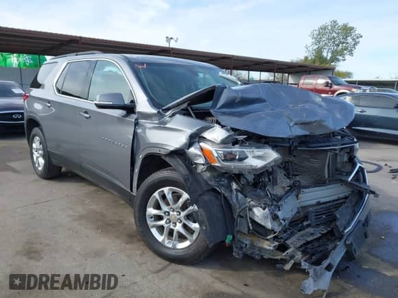 2019 Chevrolet Traverse LT Cloth с VIN 1GNERMKWXKJ240732, выставлен на аукционе IAAI как лот 41035467 с пробегом 127 652 миль миль и . История ставок и продаж доступна на DreamBid. Изображение 1.