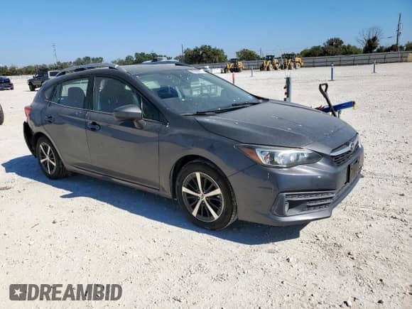 2020 Subaru Impreza Premium with VIN 4S3GTAD61L3702485, listed as a Copart auction lot 86535575 with 31,796 mi miles and Salvage title. Bid and sale history available at DreamBid. Image 4.