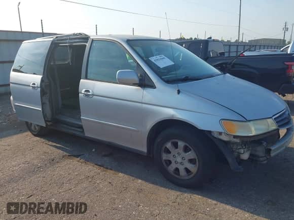 2002 Honda Odyssey EX с VIN 2HKRL18622H529775, выставлен на аукционе IAAI как лот 43034668 с пробегом 178 858 миль миль и . История ставок и продаж доступна на DreamBid. Изображение 1.