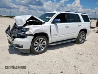 2019 Chevrolet Tahoe Premier с VIN 1GNSCCKC9KR237147, выставлен на аукционе Copart как лот 68709505 с пробегом 79 030 миль миль и Списание • Salvage title. История ставок и продаж доступна на DreamBid. Изображение 1.