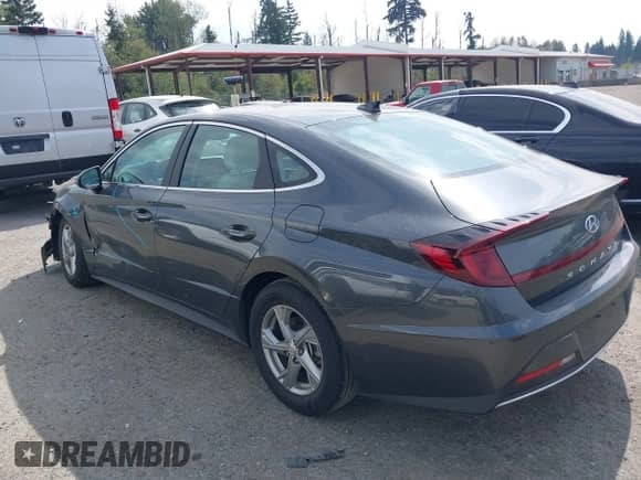 2023 Hyundai Sonata SE with VIN KMHL24JA7PA259221, listed as a IAAI auction lot 43131522 with 19,784 mi miles and . Bid and sale history available at DreamBid. Image 3.