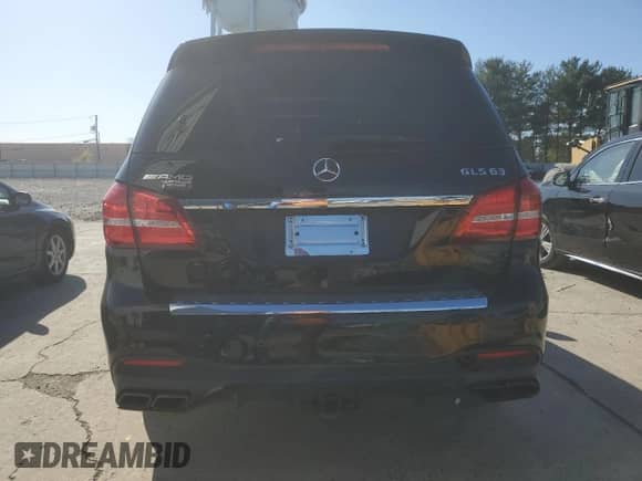 2017 Mercedes-Benz GLS 63 AMG with VIN 4JGDF7FE7HA781175, listed as a Copart auction lot 48396705 with Not provided miles and Salvage title. Bid and sale history available at DreamBid. Image 6.