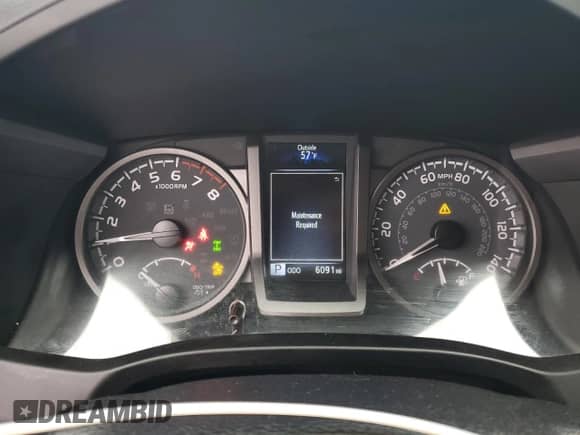 2022 Toyota Tacoma SR с VIN 3TMCZ5AN8NM503984, выставлен на аукционе Copart как лот 89870775 с пробегом 6 091 миль миль и Чистый • Clean title. История ставок и продаж доступна на DreamBid. Изображение 9.