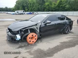 2024 Lexus IS 350 F Sport z VIN JTHGZ1E20R5035253, wystawiony jako Copart lot #63370985 z przebiegiem 7 640 mil mil oraz Szkoda całkowita • Salvage title. Historia ofert i sprzedaży dostępna na DreamBid. Obrazek 1.