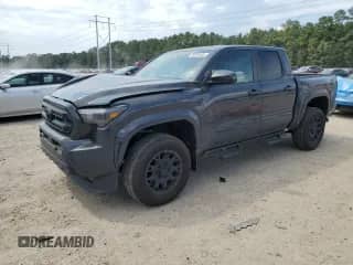 2024 Toyota Tacoma SR5 with VIN 3TYKB5FN4RT007213, listed as a Copart auction lot 70739195 with 28,173 mi miles and Salvage title. Bid and sale history available at DreamBid. Image 1.