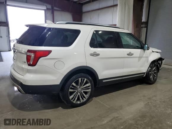 2016 Ford Explorer Platinum with VIN 1FM5K8HT2GGC69661, listed as a Copart auction lot 83995725 with 121,910 mi miles and Salvage title. Bid and sale history available at DreamBid. Image 3.