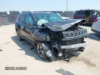 2020 Jeep Compass Limited z VIN 3C4NJCCB5LT114424, wystawiony jako IAAI lot #43164924 z przebiegiem 99 096 mil mil oraz . Historia ofert i sprzedaży dostępna na DreamBid. Obrazek 1.