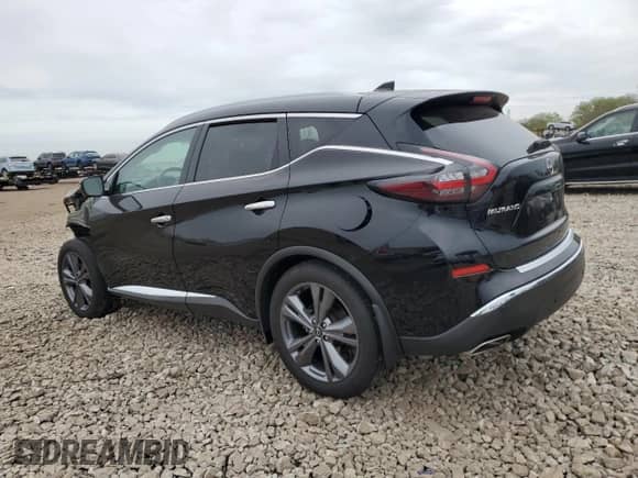 2024 Nissan Murano Platinum with VIN 5N1AZ2DS9RC110182, listed as a Copart auction lot 54357975 with 17,258 mi miles and Salvage title. Bid and sale history available at DreamBid. Image 2.