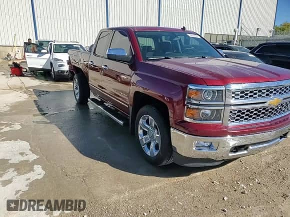 2014 Chevrolet Silverado 1500 LTZ with VIN 1GCVKSEC9EZ123796, listed as a Copart auction lot 86648805 with 95,389 mi miles and Salvage title. Bid and sale history available at DreamBid. Image 14.