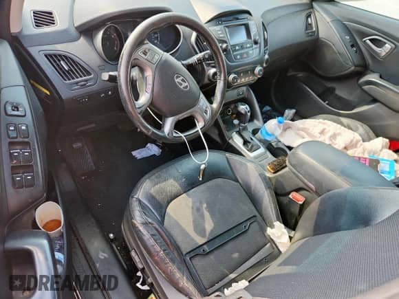 2014 Hyundai Tucson Limited with VIN KM8JU3AG8EU939334, listed as a Copart auction lot 69634955 with 128,580 mi miles and Salvage title. Bid and sale history available at DreamBid. Image 8.