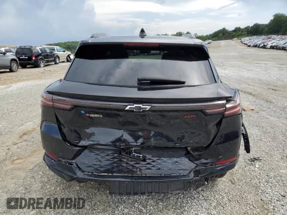 2024 Chevrolet Equinox EV RS с VIN 3GN7DNRPXRS212305, выставлен на аукционе Copart как лот 61310345 с пробегом 4 067 миль миль и Списание • Salvage title. История ставок и продаж доступна на DreamBid. Изображение 6.