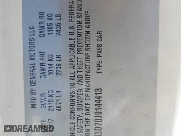 2018 Chevrolet Camaro 2SS с VIN 1G1FH3D70J0144413, выставлен на аукционе Copart как лот 89117635 с пробегом Не указан миль и Списание • Salvage title. История ставок и продаж доступна на DreamBid. Изображение 15.