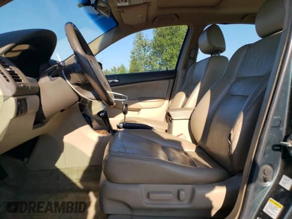 2005 Honda Accord EX-L with VIN 1HGCM66525A057617, listed as a Copart auction lot 81527435 with 166,868 mi miles and Salvage title. Bid and sale history available at DreamBid. Image 7.