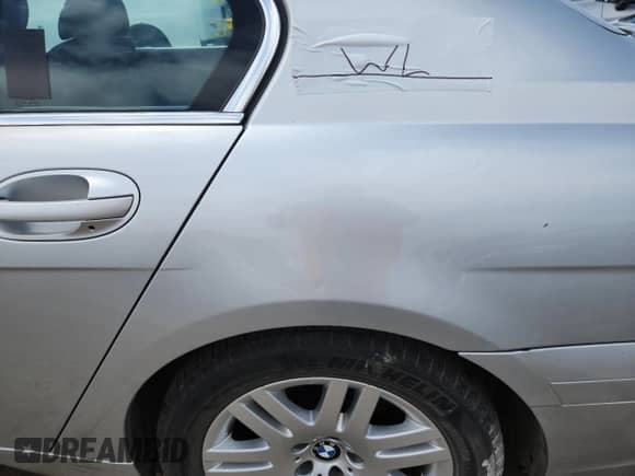 2003 BMW 7 Series 745i with VIN WBAGL63443DP63432, listed as a Copart auction lot 60335925 with Not provided miles and Salvage title. Bid and sale history available at DreamBid. Image 12.