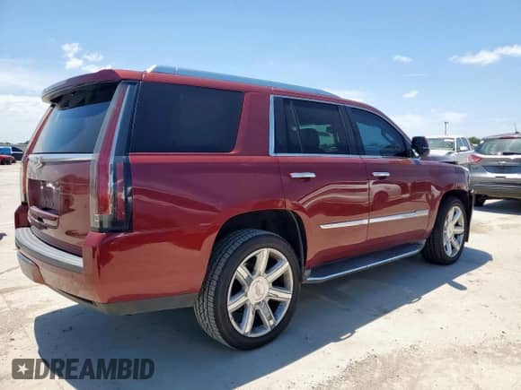 2016 Cadillac Escalade Luxury Collection with VIN 1GYS3BKJ0GR317536, listed as a Copart auction lot 65950435 with 104,075 mi miles and Salvage title. Bid and sale history available at DreamBid. Image 3.
