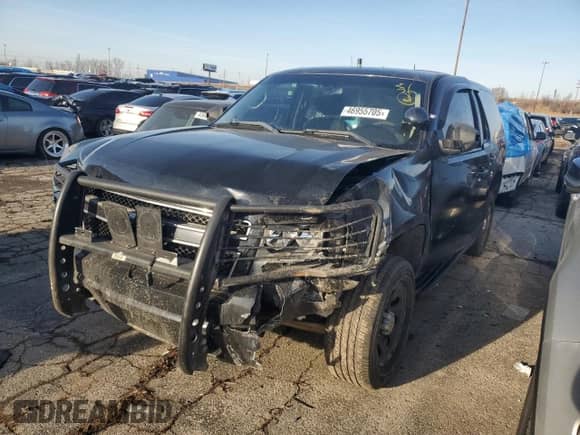 2008 Chevrolet Tahoe Police с VIN 1GNEC03058R257243, выставлен на аукционе Copart как лот 46955705 с пробегом 232 754 миль миль и Списание • Salvage title. История ставок и продаж доступна на DreamBid. Изображение 1.
