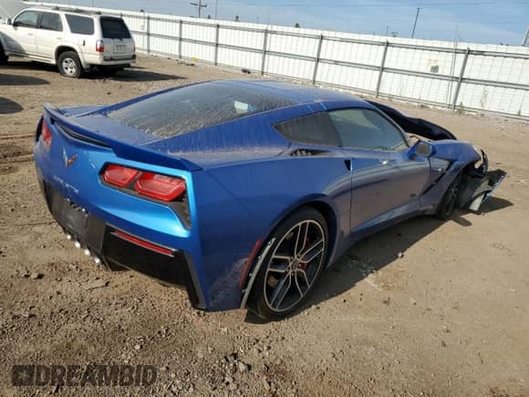 2016 Chevrolet Corvette Z51 3LT z VIN 1G1YM2D74G5120271, wystawiony jako Copart lot #67596254 z przebiegiem Nie podano mil oraz Szkoda całkowita • Salvage title. Historia ofert i sprzedaży dostępna na DreamBid. Obrazek 3.