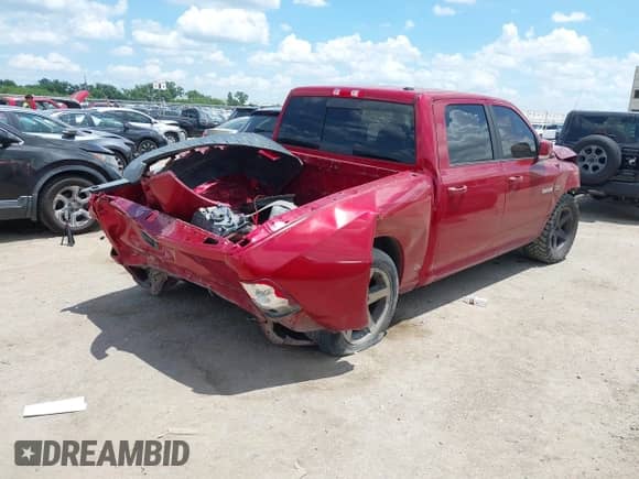 2009 Dodge 1500 Sport with VIN 1D3HB13T79J502222, listed as a IAAI auction lot 42597807 with 187,813 mi miles and . Bid and sale history available at DreamBid. Image 4.