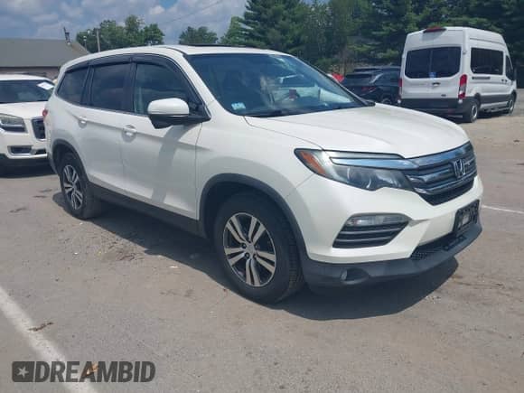 2017 Honda Pilot EX-L with VIN 5FNYF6H77HB017722, listed as a IAAI auction lot 42800151 with 94,457 mi miles and . Bid and sale history available at DreamBid. Image 1.