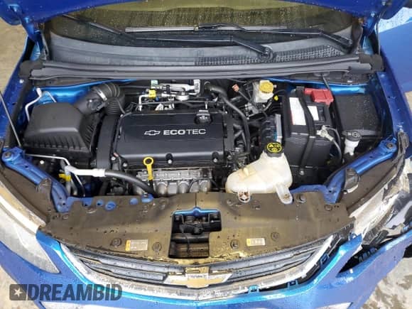 2017 Chevrolet Sonic LT with VIN 1G1JD5SH5H4157321, listed as a Copart auction lot 44606665 with 119,445 mi miles and Salvage title. Bid and sale history available at DreamBid. Image 11.