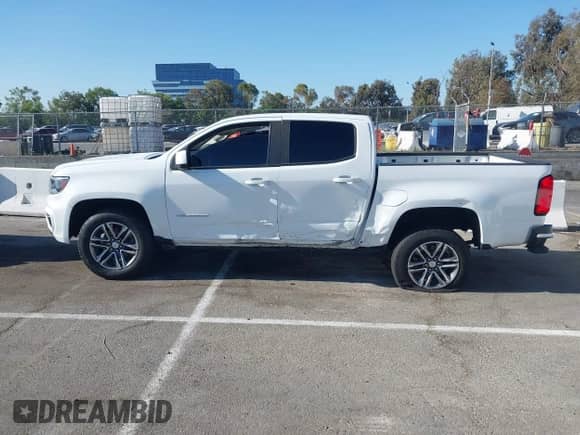 2022 Chevrolet Colorado 2WD Work Truck with VIN 1GCGSBEN7N1188574, listed as a IAAI auction lot 42695567 with 25,041 mi miles and . Bid and sale history available at DreamBid. Image 14.