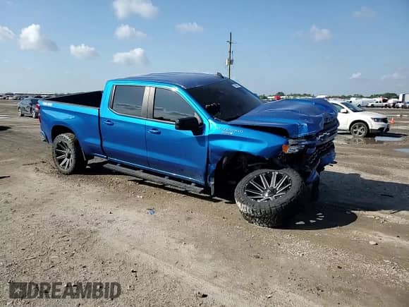 2022 Chevrolet Silverado 1500 RST с VIN 3GCUDEED6NG517675, выставлен на аукционе Copart как лот 81229425 с пробегом 62 293 миль миль и Списание • Salvage title. История ставок и продаж доступна на DreamBid. Изображение 14.