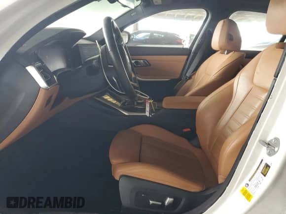 2019 BMW 3 Series 330i with VIN WBA5R1C54KAK12564, listed as a Copart auction lot 87452615 with 49,169 mi miles and Salvage title. Bid and sale history available at DreamBid. Image 7.