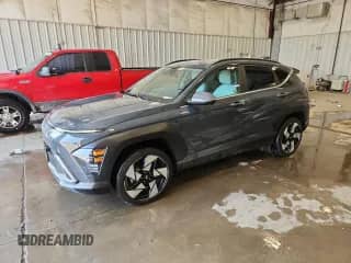 2024 Hyundai Kona Limited с VIN KM8HECA36RU024495, выставлен на аукционе Copart как лот 71245955 с пробегом 20 716 миль миль и На запчасти • Non repairable. История ставок и продаж доступна на DreamBid. Изображение 1.