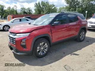 2025 Chevrolet Equinox AWD LT с VIN 3GNAXPEG0SL125432, выставлен на аукционе Copart как лот 70483525 с пробегом 4 967 миль миль и Списание • Salvage title. История ставок и продаж доступна на DreamBid. Изображение 1.