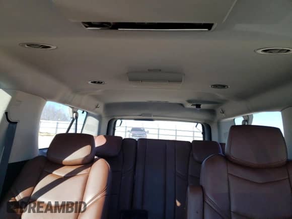 2018 Cadillac Escalade ESV Premium Luxury with VIN 1GYS4JKJ2JR221342, listed as a Copart auction lot 87886025 with 132,029 mi miles and Salvage title. Bid and sale history available at DreamBid. Image 10.