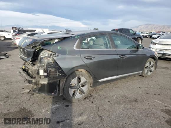 2022 Hyundai Ioniq SEL with VIN KMHC85LC0NU265828, listed as a Copart auction lot 50508945 with 70,614 mi miles and Salvage title. Bid and sale history available at DreamBid. Image 3.