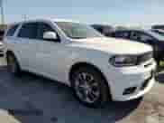 2020 Dodge Durango GT with VIN 1C4RDHDG2LC155024, listed as a Copart auction lot 70870815 with 74,330 mi miles and Salvage title. Bid and sale history available at DreamBid. Image 4.