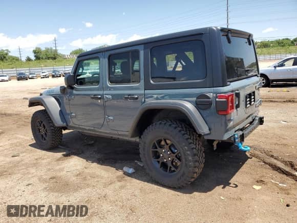 2024 Jeep Wrangler Willys с VIN 1C4RJXN67RW356501, выставлен на аукционе Copart как лот 61457585 с пробегом 11 331 миль миль и Списание • Salvage title. История ставок и продаж доступна на DreamBid. Изображение 2.