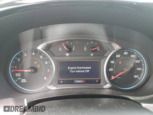 2020 Chevrolet Traverse LT with VIN 1GNERHKW9LJ146236, listed as a Copart auction lot 71595675 with 135,843 mi miles and Salvage title. Bid and sale history available at DreamBid. Image 9.