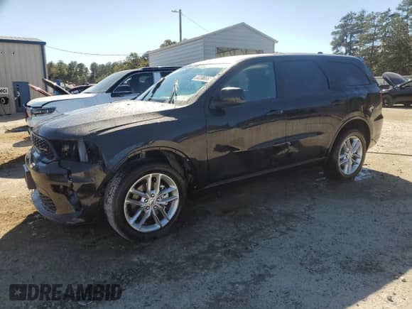 2025 Dodge Durango GT with VIN 1C4RDJDG8SC546605, listed as a Copart auction lot 89661095 with 11,734 mi miles and Clean title. Bid and sale history available at DreamBid. Image 1.