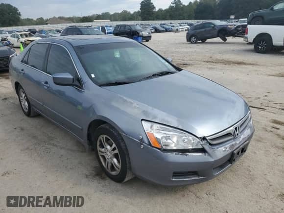 2007 Honda Accord EX-L with VIN 1HGCM56877A106298, listed as a Copart auction lot 87079895 with 205,429 mi miles and Clean title. Bid and sale history available at DreamBid. Image 4.