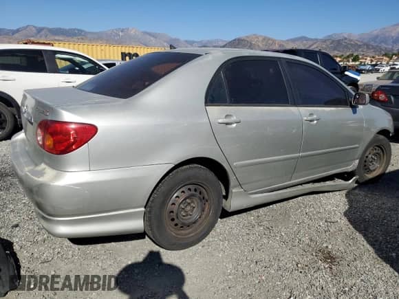 2004 Toyota Corolla S with VIN 1NXBR32E44Z288625, listed as a Copart auction lot 90734955 with 178,519 mi miles and Salvage title. Bid and sale history available at DreamBid. Image 3.