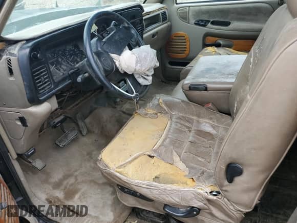 1996 Dodge 1500 with VIN 1B7HC16Y9TS701268, listed as a Copart auction lot 69636684 with 253,206 mi miles and Salvage title. Bid and sale history available at DreamBid. Image 7.