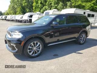 2022 Dodge Durango SXT with VIN 1C4RDJAG7NC161433, listed as a Copart auction lot 62094765 with 57,686 mi miles and Salvage title. Bid and sale history available at DreamBid. Image 1.